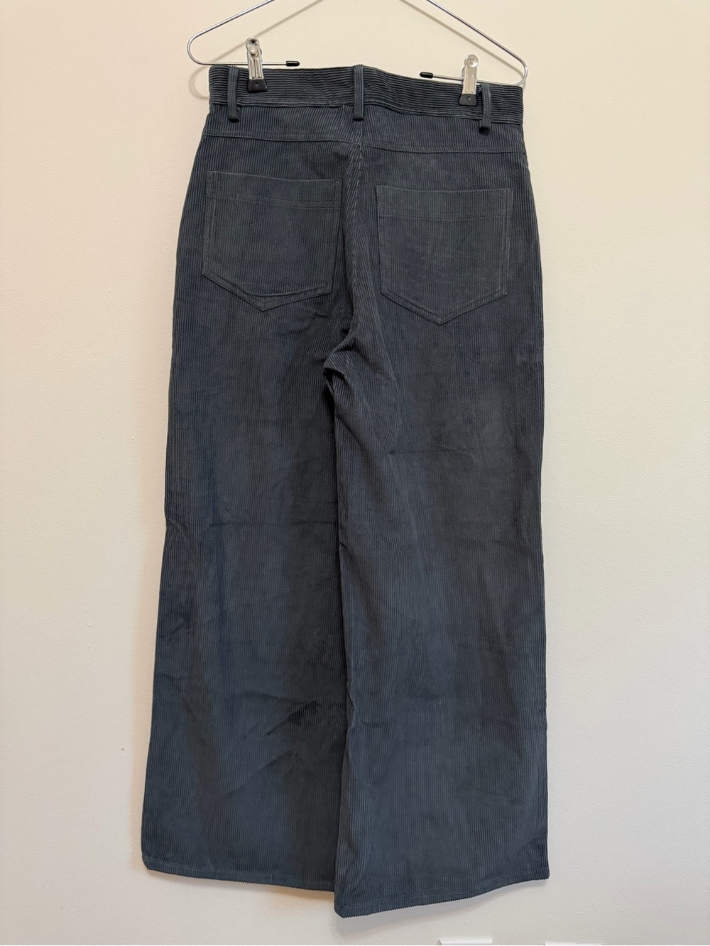 Laude The Label High Rise Wide Leg Corduroy Pants in Mineral Size 4 - Picture 4 of 11